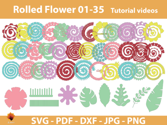 35 Rolled Flower Paper Flower Templates: A Complete Guide to Crafting Beautiful Paper Blooms