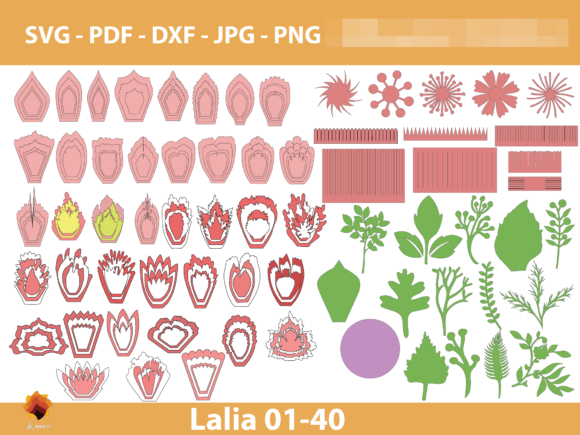 A Natural Introduction to the 40 Laila Paper Flowers Templates
