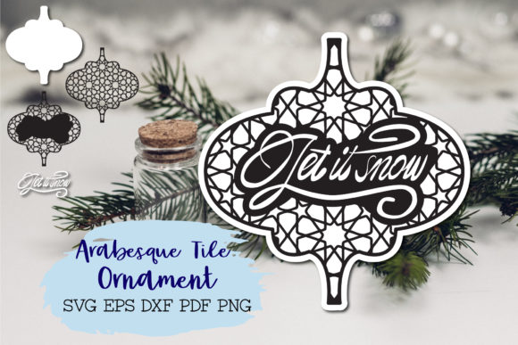 Arabesque Tile Ornament, Let It Snow: Integrating Decorative Patterns Into Real Design Workflows