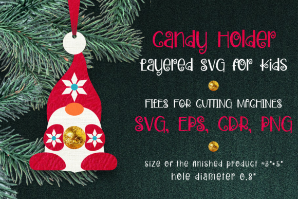 Candy Holder Christmas Ornament Nordic G