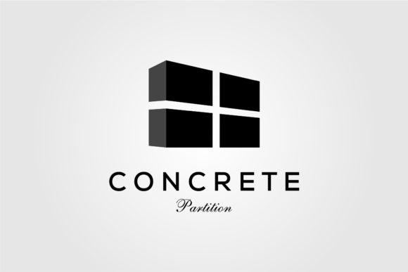 Concrete Partition Exposed Wall Logo