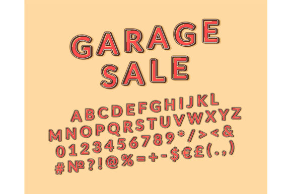 Garage Sale Header Vintage Alphabet Set: Your Guide to Creative Signage