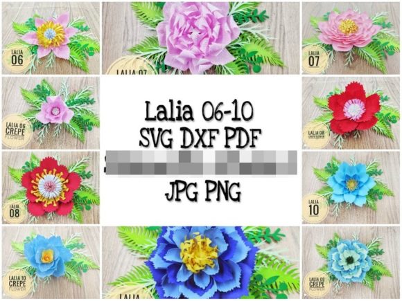 Lalia 06-10 Giant Paper Flower Template