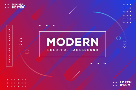 Modern Colorful Abstract Background: A Strategic Asset for Digital Design and Brand Identity