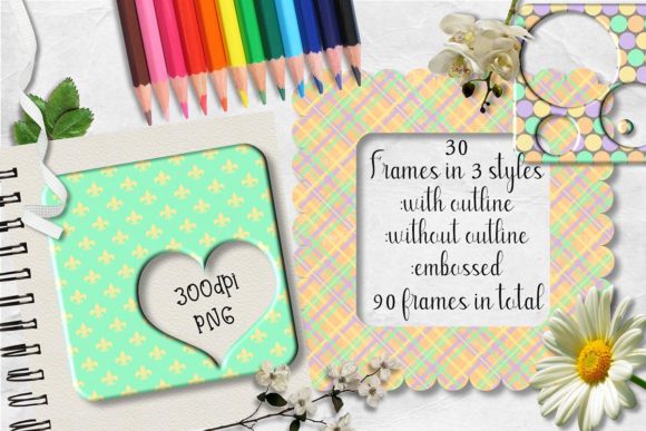 New Autumn Square Frames Clipart Set: Versatile Graphics for Seasonal Projects
