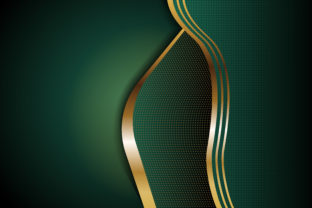 The Art and Impact of the Green Gold Geometric Background in Modern Design