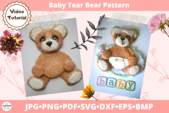 The Complete Guide to Baby Tear Bear Pattern Cut File Graphics: Design, Uses, and Creative Inspiration