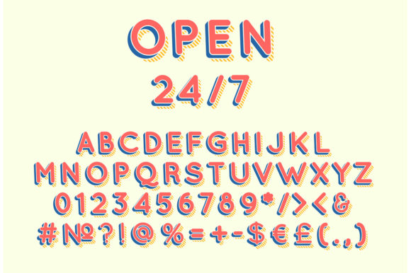The Enduring Appeal of the Open 24 7 Header Vintage Alphabet Set in Modern Design