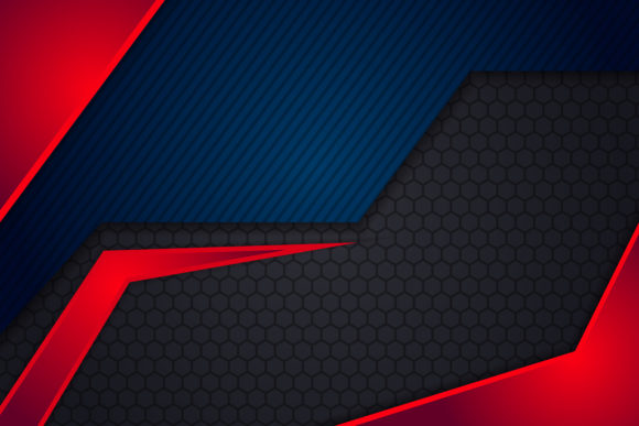 The Geometry of Contrast: How the Blue Red Hexagon Background Shapes Modern Design