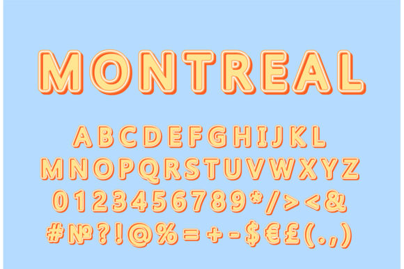 The Montreal Header Vintage Alphabet Set: Design Heritage in the Digital Age
