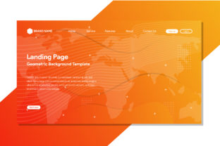 Why Orange Landing Page Background Maps Work for Modern Landing Pages